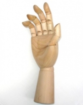 Laurence Mathews Manikin Wooden Hands 